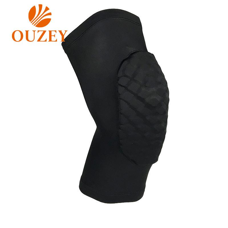 

OUZEY Sports Knit Knee Cover Elastic Knee Brace Protective Pad for Adult, Black