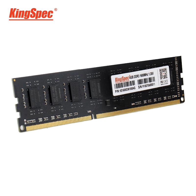 

RAMs KingSpec Ddr3 4gb RAM Desktop Memory 8GB Memoria For 1600MHz Computer Accessories