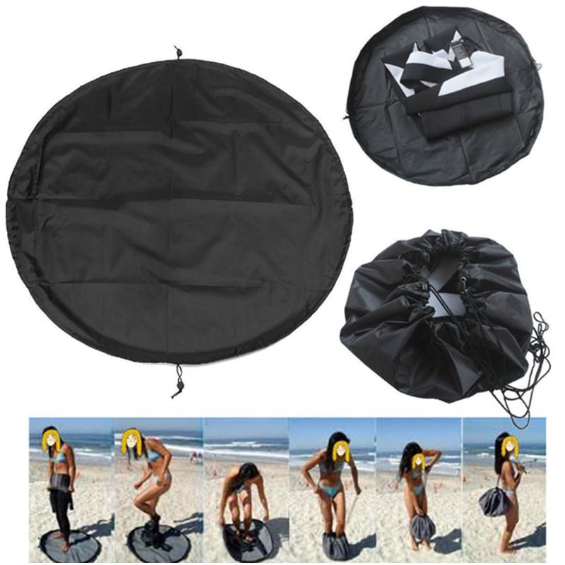 

Beach Swimsuit Storage Bag Waterproof Portable Diving Suit Beach Surfsuit Quick Storage Bag Folding Drawstring Shopping, As pic