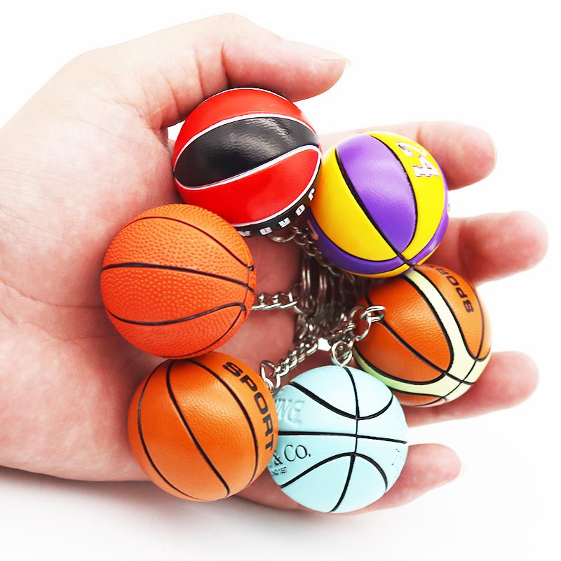 

New Fashion Sports Keychain Car Keyring Basketball key chain Pendant For Favorite Sportsman's Gift