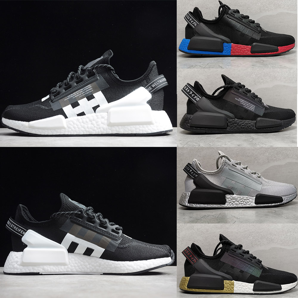 

2020 NMD R3 Mens Womens Running Shoes 2020 Free black White Bee nmds designer Running shoes NMDS Running Sports sneakers 36-45, 17
