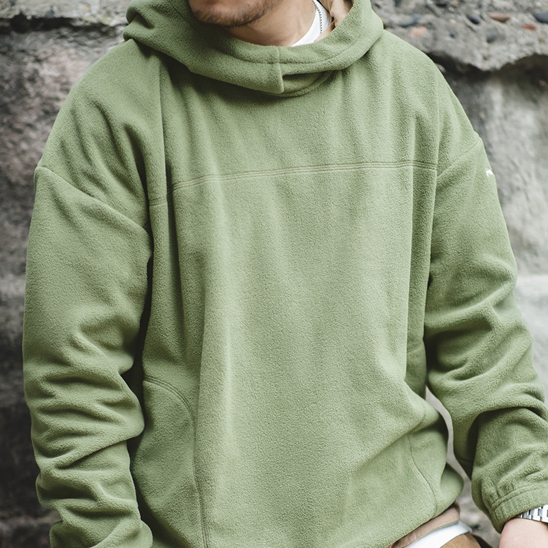 

Avocado Velo Green Hood Sweatershirt Retro Loose Fleeing Hot Men's Jacket Tendency Jbp2