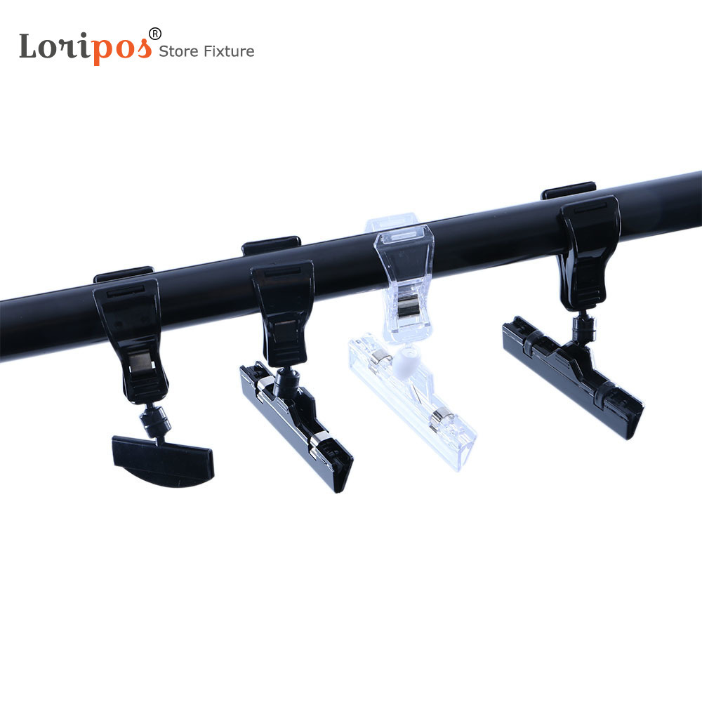 Basket Label Hanger Clamp Shelf Talker Black Food Sign Clips Print Holder Made Of Plastic For A Low Price Point | Loripos-image-754127693