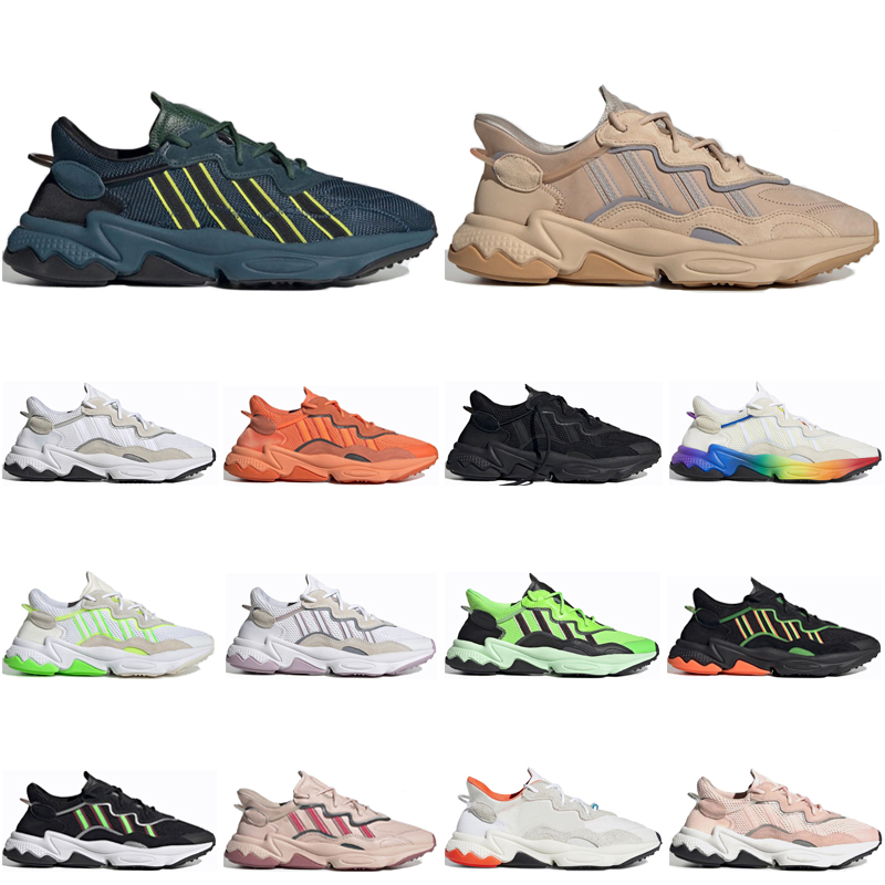 

Top Quality Ozweego Xeno For Men Women Casual Shoes King Push Pride Reflective Neon Green Era Pack Trainer Sports Sneakers Chaussures, Pink