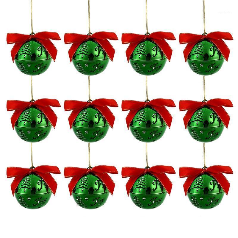 

12pcs Xmas Bell Pendants Xmas Tree Hanging Decoration Hanging Adornments1