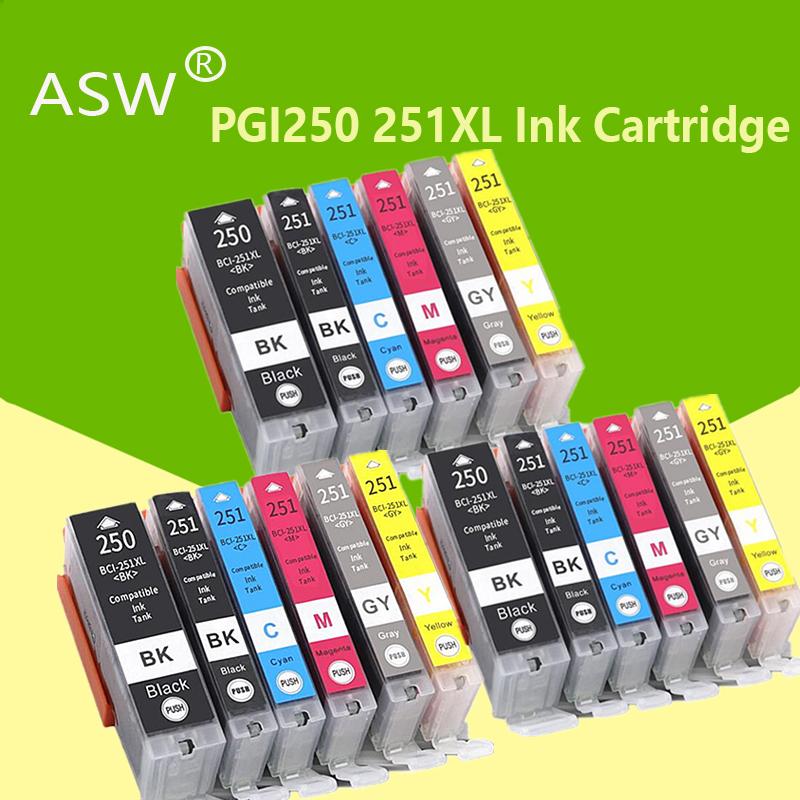 

18PK PGI250 PGI-250 CLI-251 for Canon PIxma MG6620 MX922 MG5620 MG5420 MG6320 MX922 MG6420 MG7520 MG5520 iP7220 ink cartridge