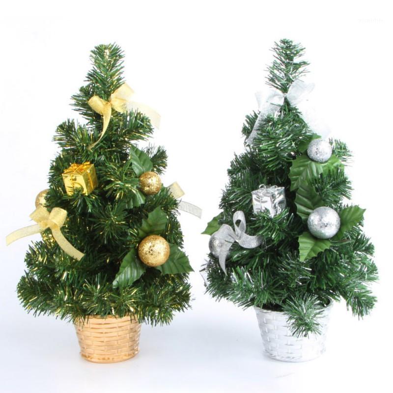 

40cm Christmas Trees Home Decorations Small Tree Placed In The Desktop Christmas Festival Ornaments 21
