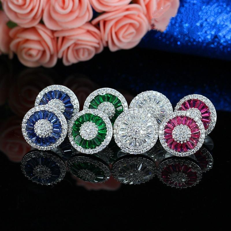 

High Quality Wedding Band Round Shape Channel Setting Shiny Arrow & Heart Cubic Zircon Luxury Big Rings For Women CFSRP2037E