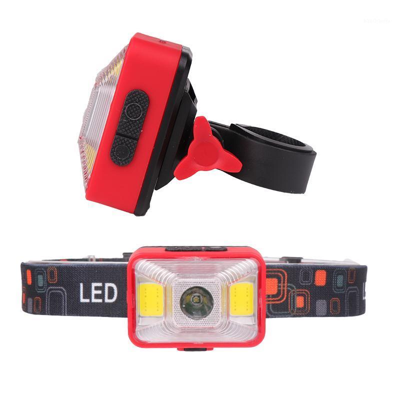 

XPE LED COB Work Headlight Battery built-in Linterna Alarming Rechargeable Q5 Lamp1