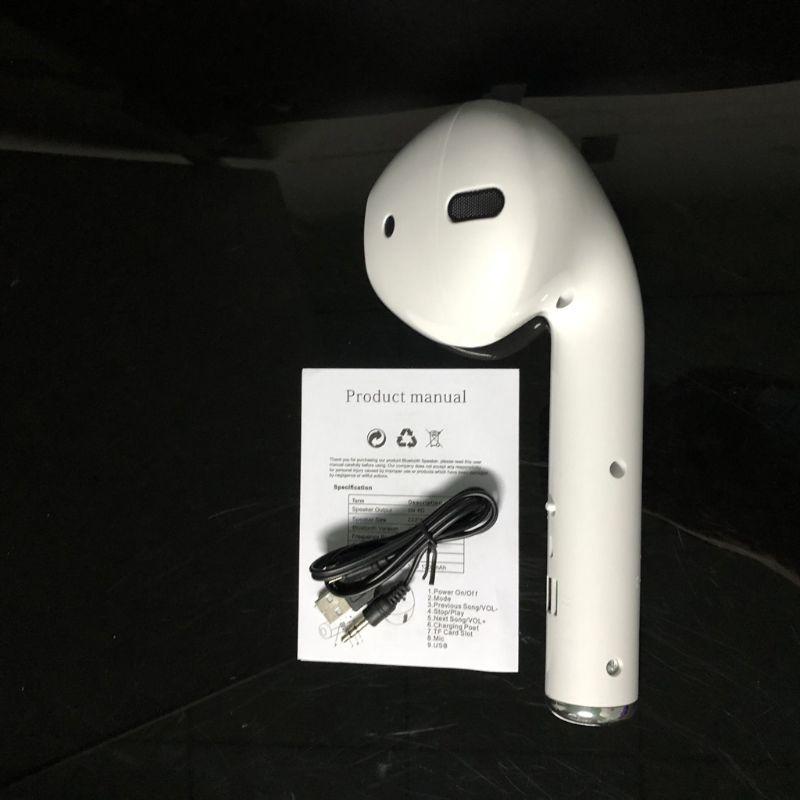 

Big Earphone Shape Bluetooth 5.0 Speaker FM Radio 3.5mm Loudspeaker USB TF Slot