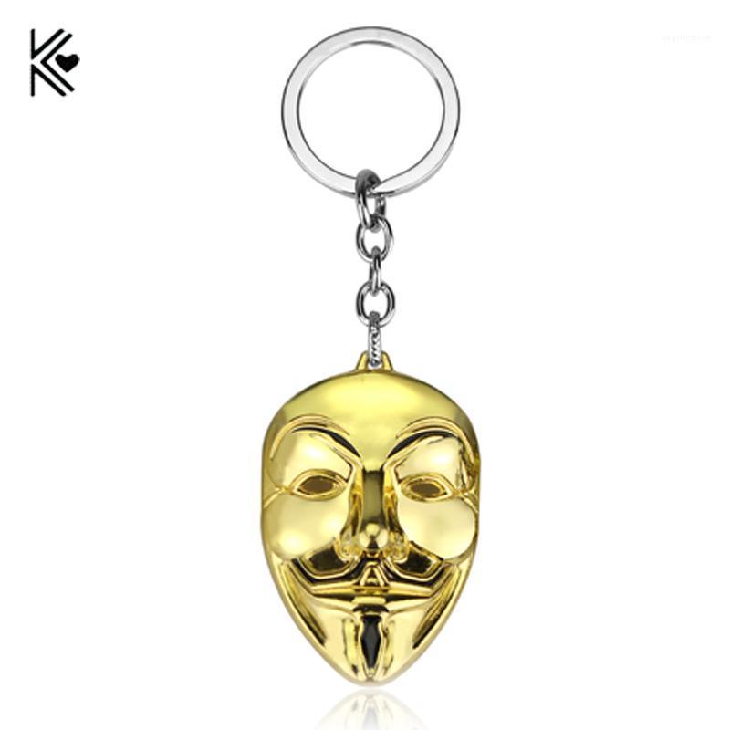 

New Arrival V for Vendetta Mask Pendant Statement Necklace Democratic Freedom Necklace Man Jewelry Best Gift 3 Color Mask1