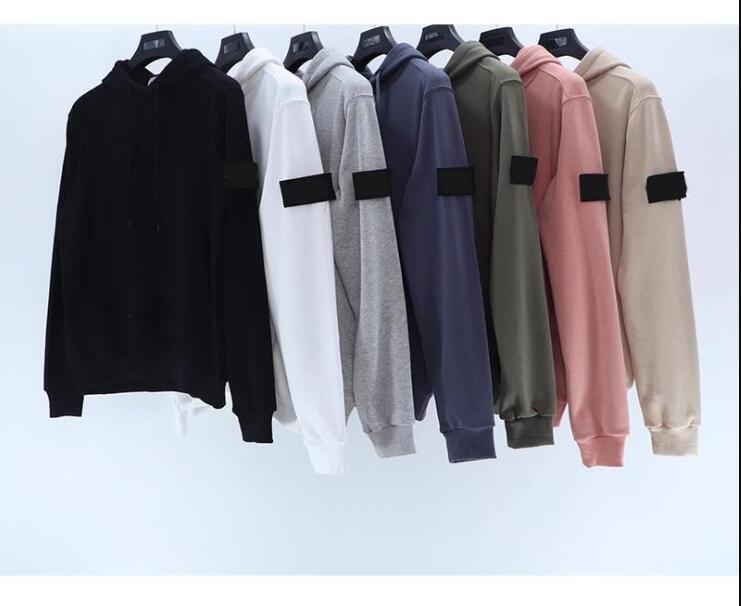 

2021 Autumn Men's Sweatshirts Zipper jacket Loose Hoodies Pocket Comfortable Cotton Simple Couple coat 010307, Black;brown