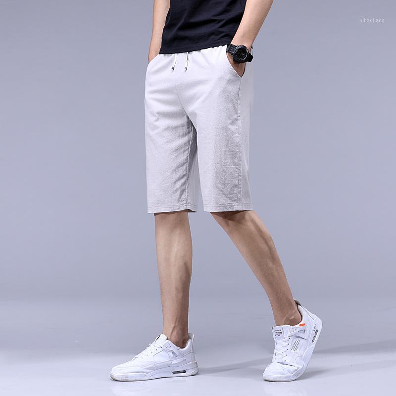 

Summer Thin Section Shorts Lightweight Breathable Bib Overall Rope Elasticity Male Student'S Short Lace-Up K36 Men'S Casual Shor1, Khaki