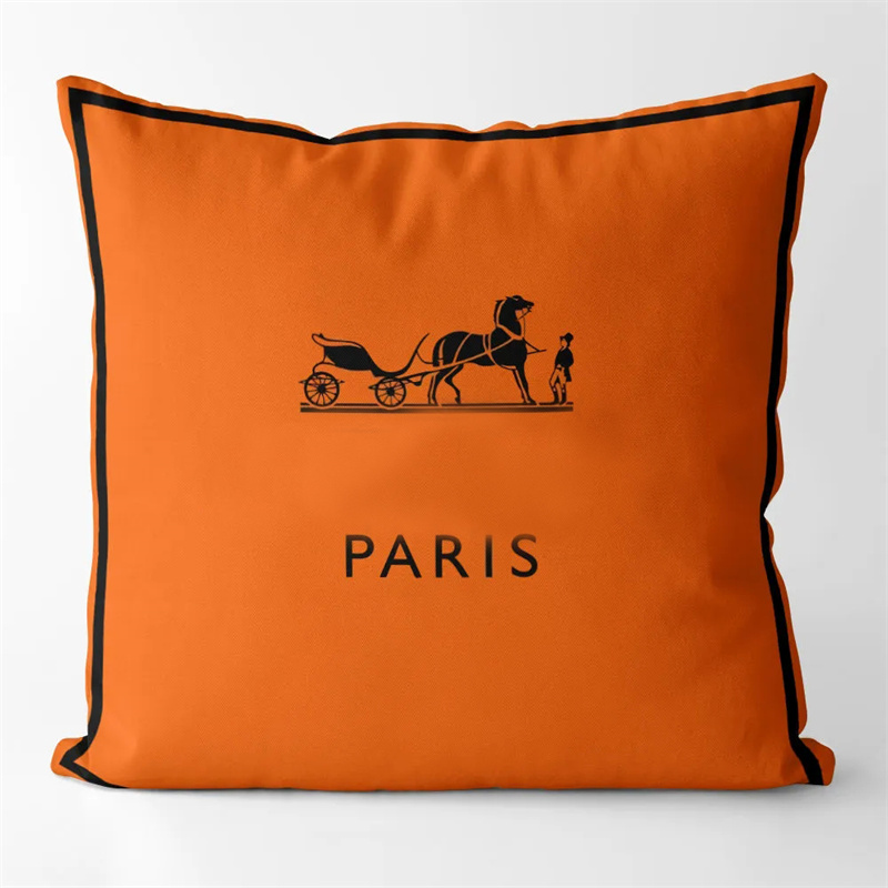 

Decorative Pillow Luxury Cushion Soft Designer Pillowcase Letter Fashion Throw Cushions Cotton Pillows Covers Home Textiles 45*45cm, H1
