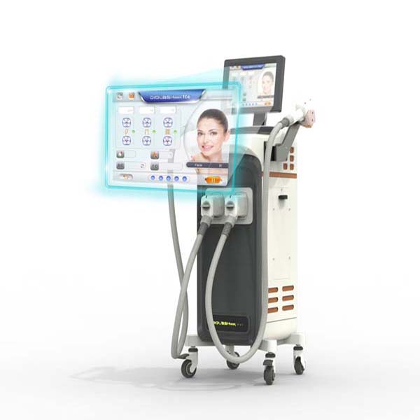 

Laser Hair Therapy Machine Removal Permanent Speed 755Nm 808 1064Nm Diode Depilation Depilator Double Handle