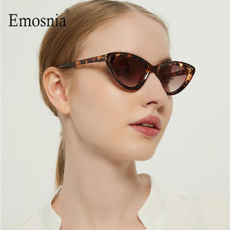 

New Small Cat Eye Sunglasses Women Men 2021 Vintage Retro Hip-hop Sun Glasses Fashion Luxury Sexy Leopard Eyeware Gift UV400