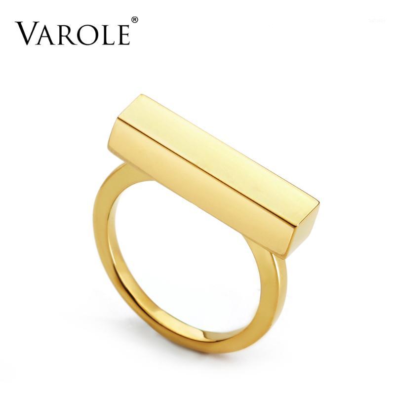 

VAROLE Cuboid Shape Ring Love Finger Couple Rings for Women Cute Wedding Ring Fashion Jewelry Wholesale Anel Feminino1