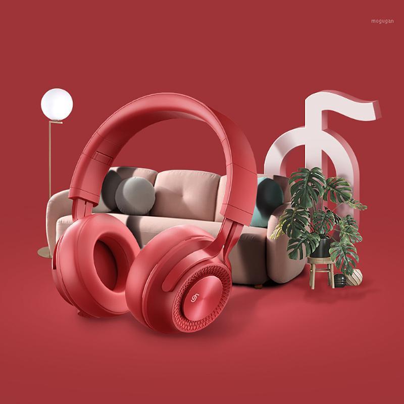 

Fingertime Christmas Gift Fashion Bluetooth Wireless Headphones Foldable stereo super bass Headset with Mic for Music sports1, Red