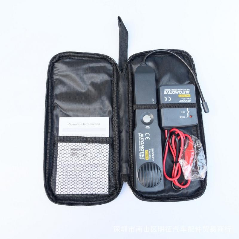 

Car Short Circuit Diagnostics and Open Circuit Tester Cable Tracker, Used for Audio Cable Test Line Car Line Meter EM415pro