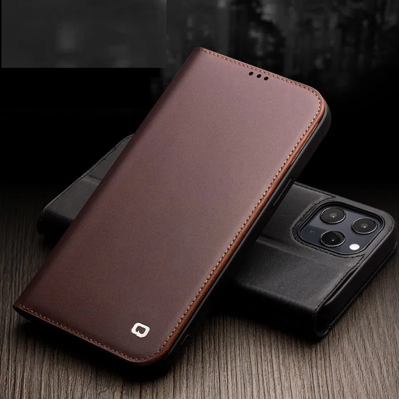 

Fashion leather flip from mobile phone protection shell, apply to the iPhone 12 pro max, Brown