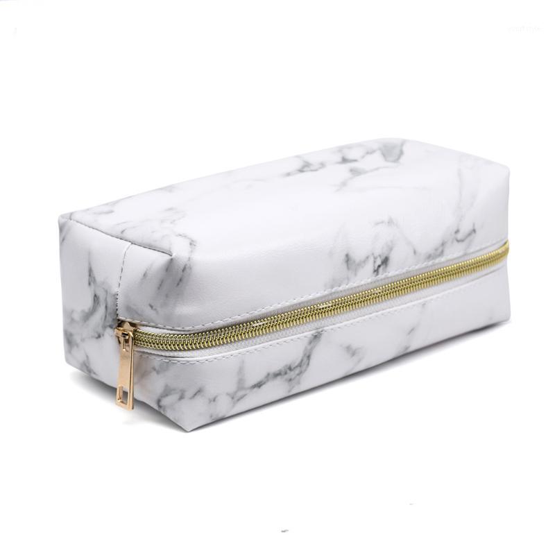 

Cosmetic Bag Fashion Design Large Capacity High Quality Double Zipper Carry Convenient Women Travel Essential 0221, Brown flowers