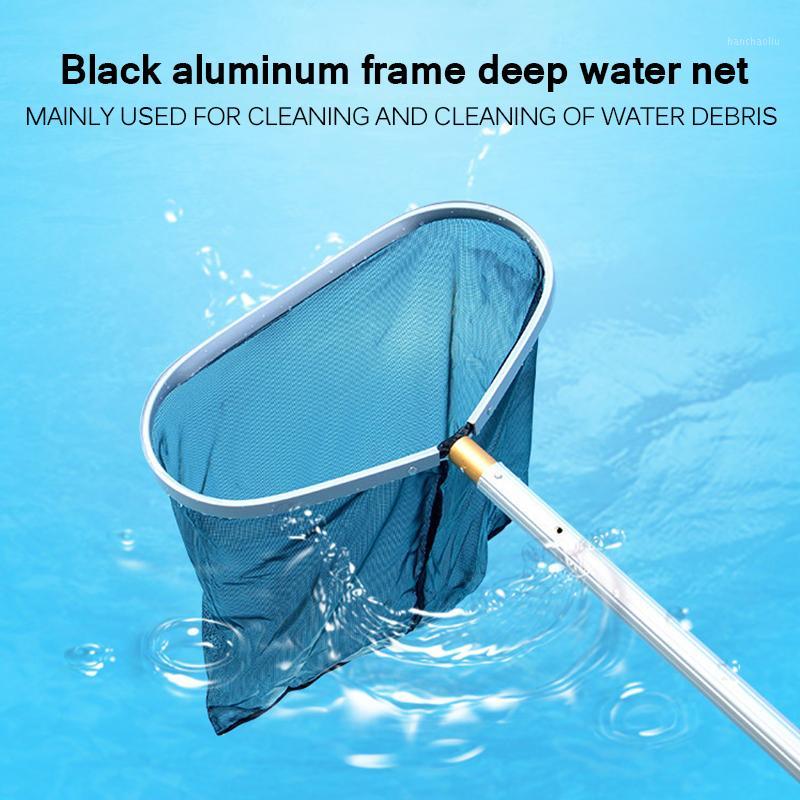 

swimming pool salvage net Pool Landing cleaner Net Cleaning with Aluminium Pole Fish Pond Skimmer Leaf garbage1