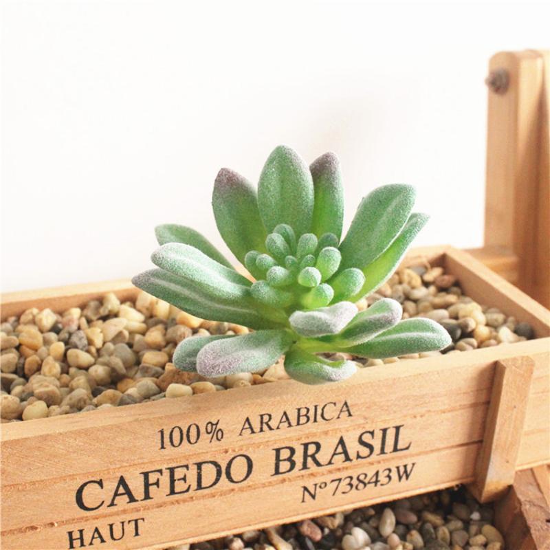 

4 Colors Artificial Succulent Plants Flower Home Garden Wedding Bonsai Decor Hot, Purple