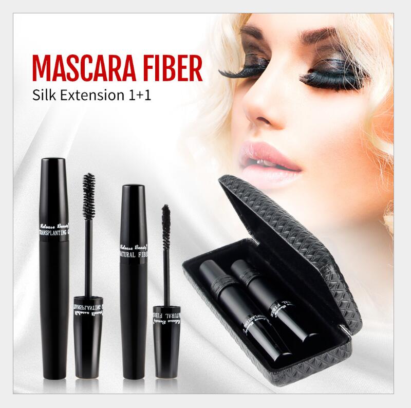 

version 3D Mascara 3D FIBER LASHES Waterproof Double MASCARA With Barcode and instruction Fashion Item, Black