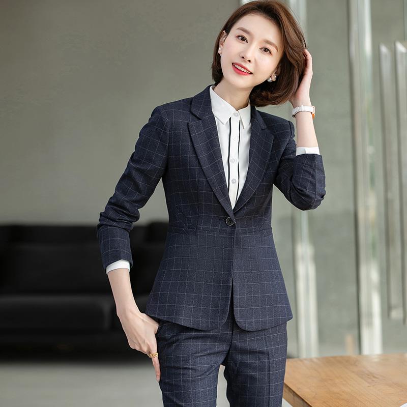 

Fromal Blazer Women Pant Suits Long Sleeve Jacket Office Ladies Work Wear Business Clothes Elegant, Blazer only