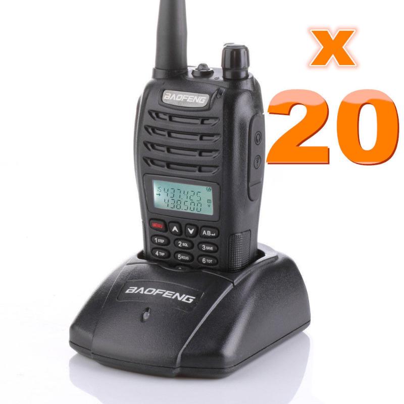 

Free DHL or FEDEX 20-sets BAOFENG UV-B6 VHF/UHF 136-174/400-470MHz two way radio + free PPT earpiece