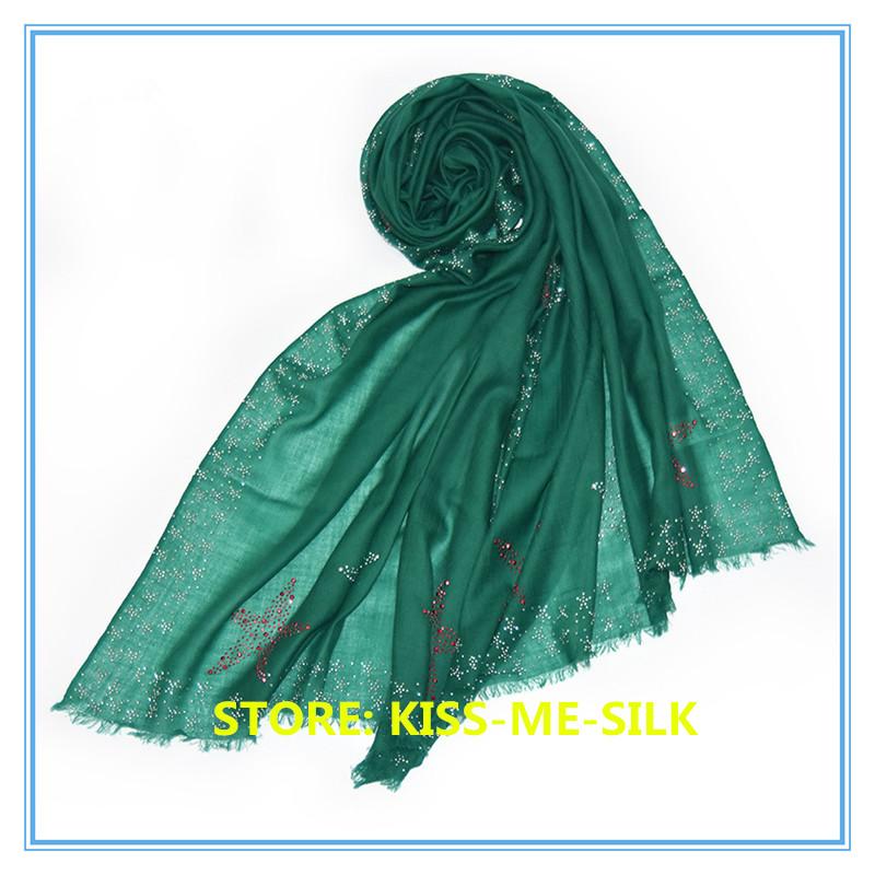 

KMS Black wool diamond scarf female autumn and winter wild scarf shawl multifunctional new female autumn thin 70*200CM/100G
