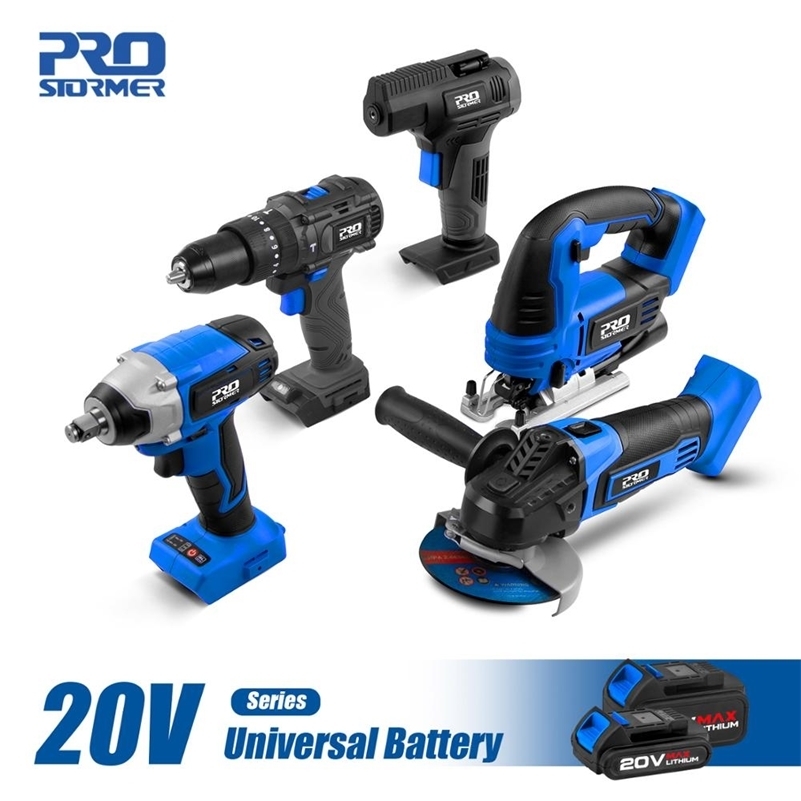 

20V Brushless Drill /Angle Grinder/ Burshless Impact Wrench/Air Inflator/LED Work Light/Jig Saw Series Bare Power tools 201225