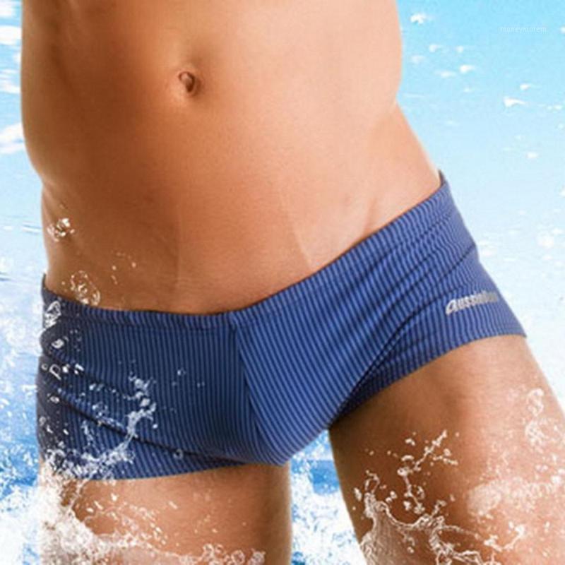 

Fashion Men' Bodybuilding Swim Trunks Sexy Gradient Trunks Beach Briefs Swimming Shorts Boxer shorts #3D231, Blue