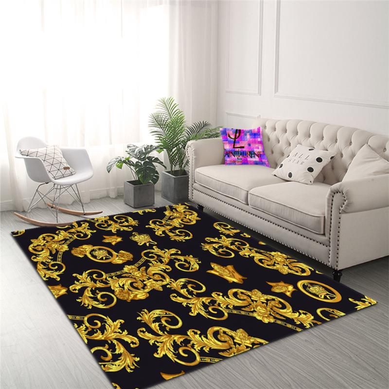 

Modern 3D Printed Rectangular Carpet Corridor Door Mat Non-Slip Bathroom Carpet Children's Room Absorbent Kitchen Mat, White