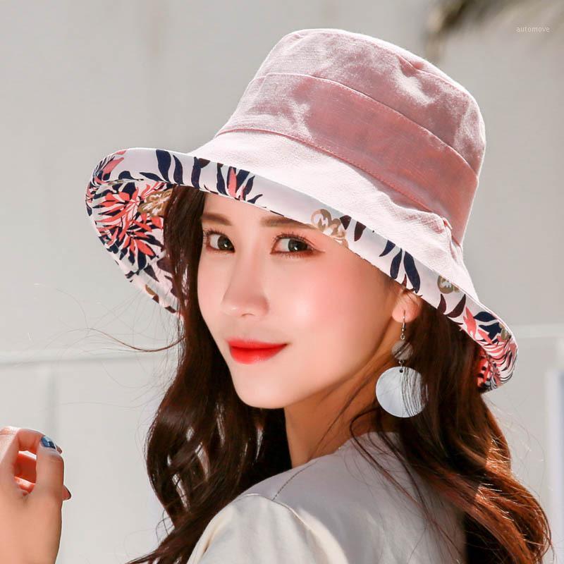 

New women summer sun hat ladies double-sided visor sun protection cap UV protection cap fashion sunshade1, Blue