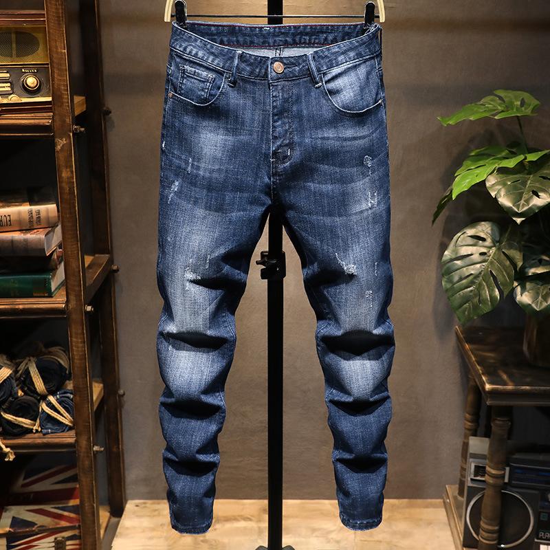 

New Fashion Casual Stretch Slim Classic Trousers Denim Pants Male Jeans Men, Bx7739