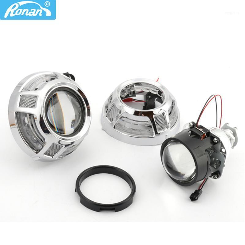 

RONAN 2.5'' H1 mini Bi Projector Lens kit car headlight DRL white yellow H4 H7 Car Retrofit Styling1
