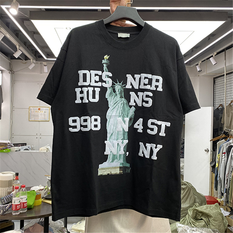 

2022ss T Shirt Men Women 1 High Quality Summer Style Top Tees Skateboard T-shirt, Black