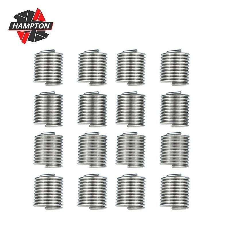 

Silver Stainless Steel Repair Tools 10/20pcs M3-M14 1.5D-2.0D Thread Repair Insert Kit For Restoring Damaged Threads Tools