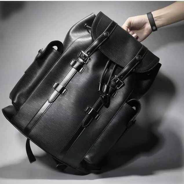 

Fashion backpack large backpack women Genuine leather back pack for men shoulder bag handbag lady presbyopic backpacks lady messenger bag, Ribbon(nor for sale separately)