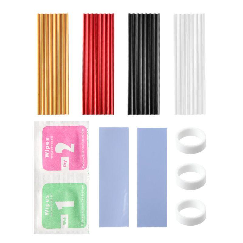 

1Set Aluminum Cooling Heatsink Thermal Pad Cooler For NVME M.2 NGFF 2280 PCI-E SSD Solid State Hard Drive Disk Upgraded Version