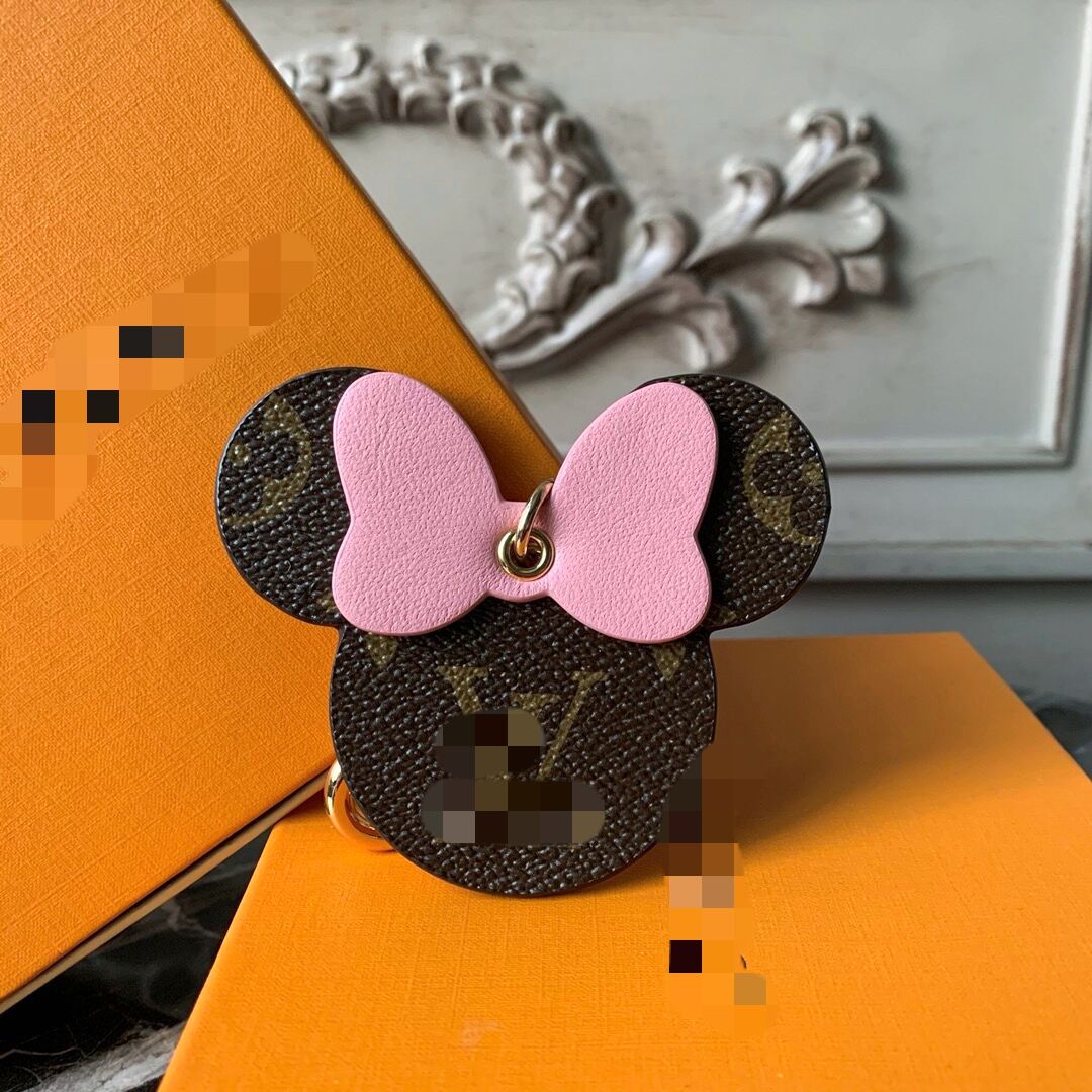 

2021 hot sale key ring floral leather keychain high quality lovely chic key rings for car, Slivery;golden