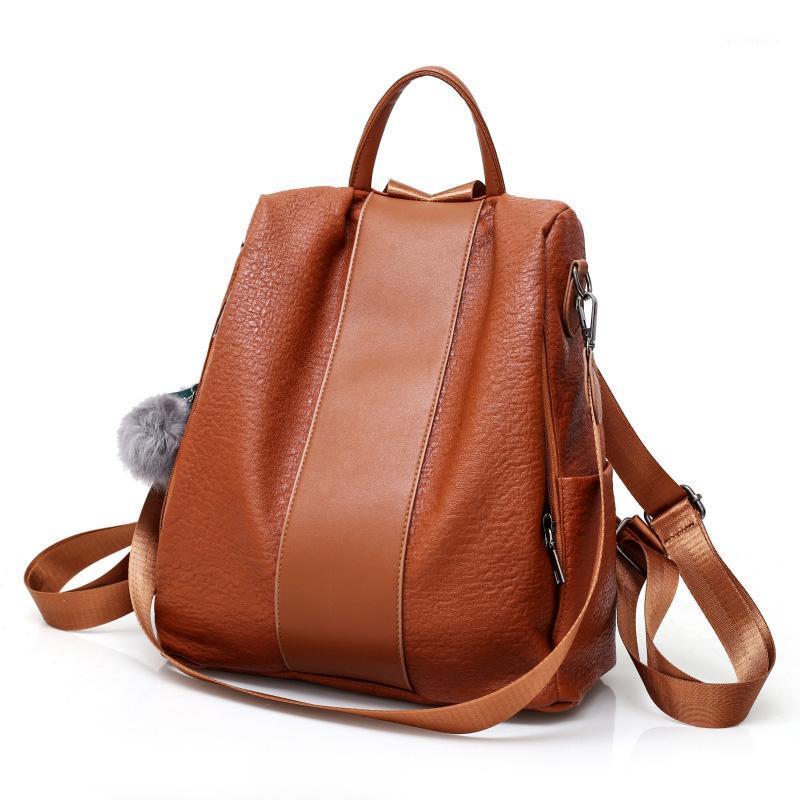 

anti-theft design women backpack purse casual women daypack female rucksack1, Black