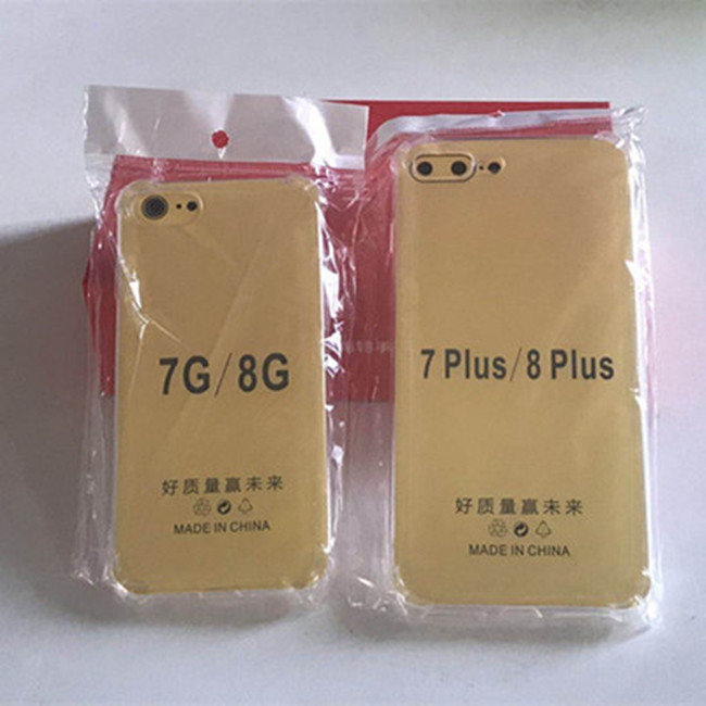 

IPhone11promax four-corner anti-fall case Apple 8XR case S transparent silicone mobile phone soft case DHL free shipping