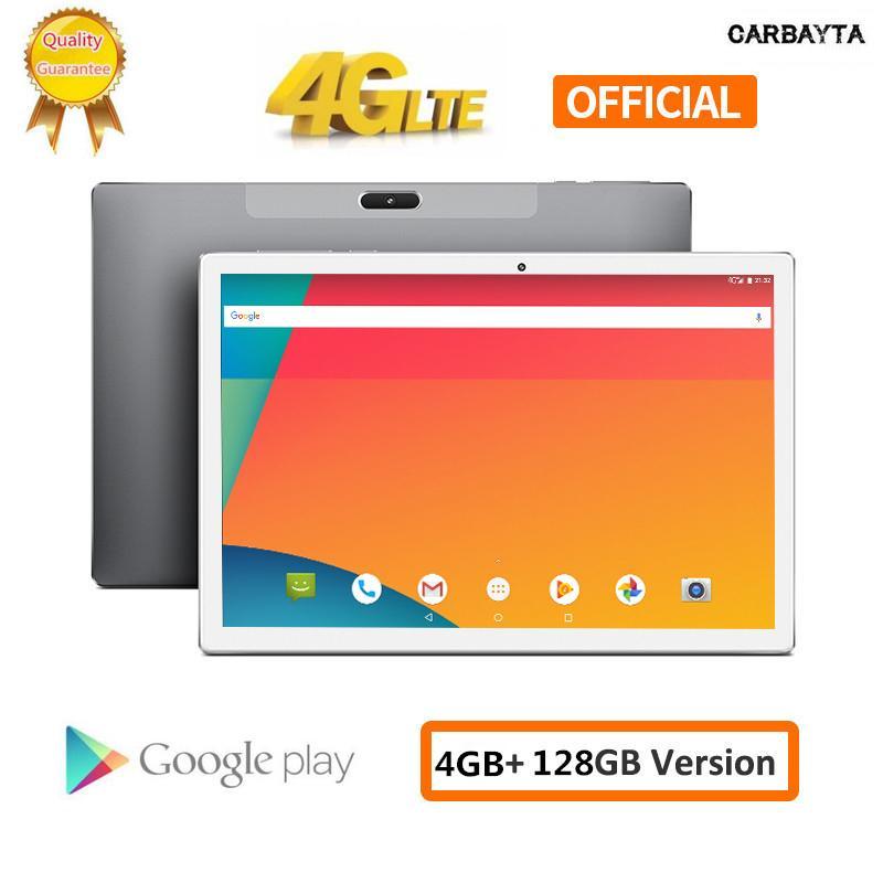 

CARBAYTA X30L Tablets PC 10 Inch Andriod 8.0 1920*1200 IPS 4G Phone Call 4GB RAM 128GB ROM Type-C GPS Wifi Support PUBG Game1, Black