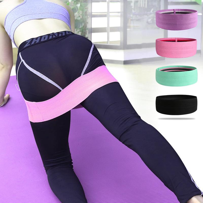 

Gradient color resistance band fitness rubber band extender elastic fitness elastic resistance exercise equipment