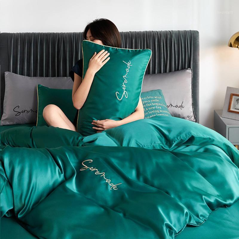 

white bedding set super king size posciel 200*230 sabanas cama matrimonio 4 pcs duvet cover queen1, Sjt-d010