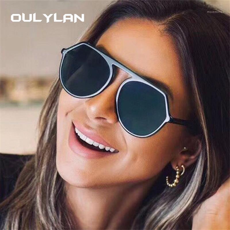 

Oulylan Retro Round Sunglasses for Women Men Vintage Steampunk Sun Glasses Female Male Black Irregular Shades Eyewear UV4001