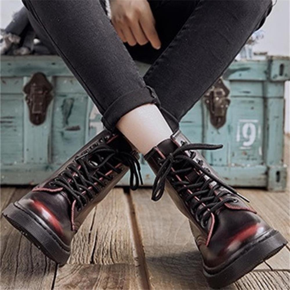 

Women Genuine Leather Retro Boots Designer Female Ladies Flats Cowboy Cross Tied Shoes Bottine Femme Zapatos Mujer 2tzm, Dr m 259 k plush