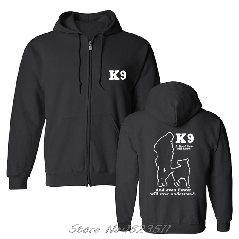 

Creature Natural K9 Hoody Men Police Military Dog K9 Mens Sweatshirt Fitness Casual Hoodie Men Hip Hop Jacket Tops Harajuku LJ200918, Black